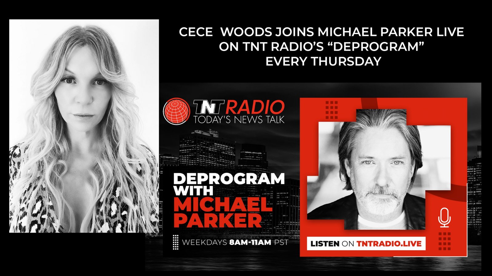 Cece Woods and Michael Parker on TNT Radio’s Deprogram with Guests Dr Ronda Hampton and Retired LASD Chief Pat Jordan Discuss Mitrice Richardson Case and LA Sheriff’s Race