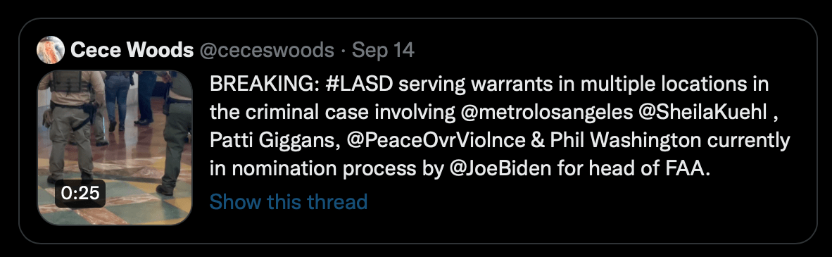 EXCLUSIVE: LA County Sheriff’s Department Raid at LA METRO